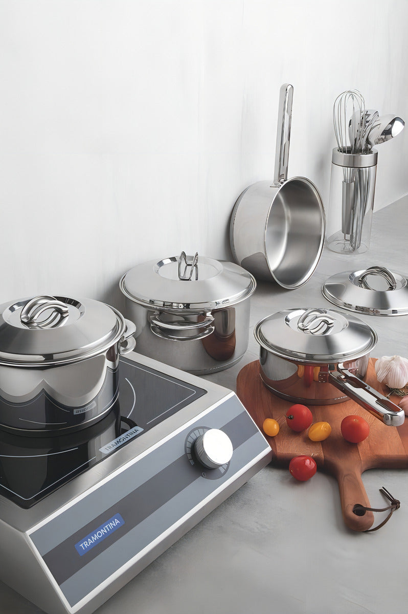 Jogo De Panelas 4pçs Solar Aço Inox Tramontina