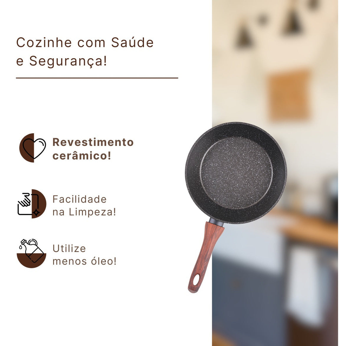 Jogo De Panelas Ceramic Life Sirius 4 Peças Indução Brinox