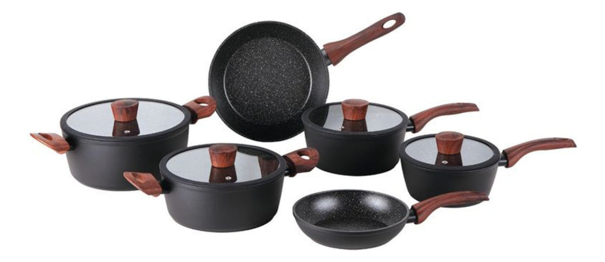 Jogo Panelas Brinox Ceramic Life 6 Peças Sirius Inducao