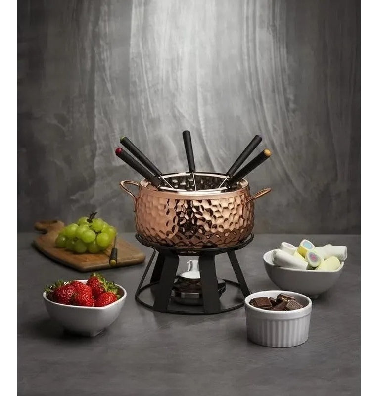Panela De Fondue Inox Revestido Em Cobre 2l Brinox 1256/100