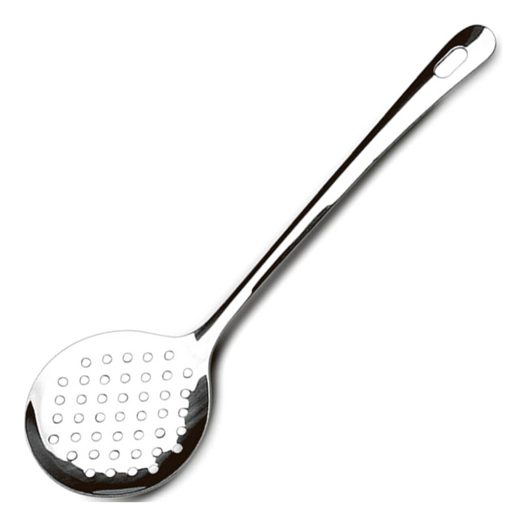 Kit 6 Escumadeiras 33cm Aço Inox Para Frituras Espumadeiras