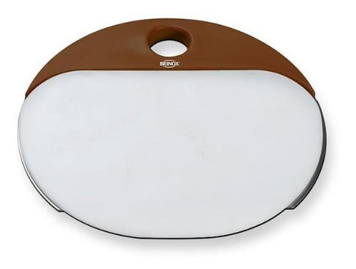 Espátula Para Massa Inox/silicone 14cm X 11cm - Glacê Brinox Cor SEM COR