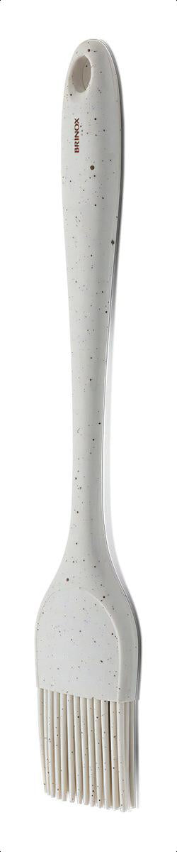 Kit Utensílios Cozinha Silicone Vanilla Flex 4 Peças Brinox Cor Branco