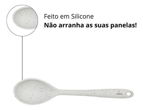 Colher De Silicone Brinox Flex 27,5 Cm Vanilla