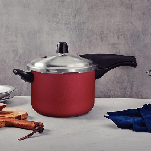 Panela De Pressão Effect 20cm 4,5l Vermelho Tramontina