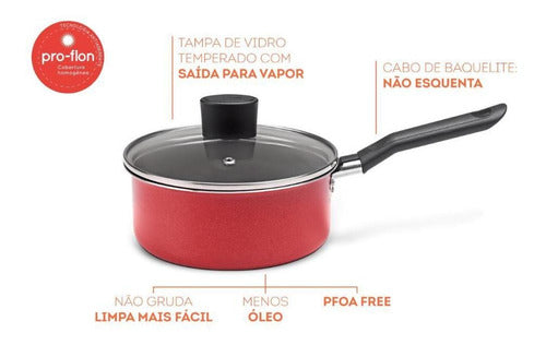 Panela Tampa Garlic Ø 20 X 9 2,5l 20 X 9 2,5l