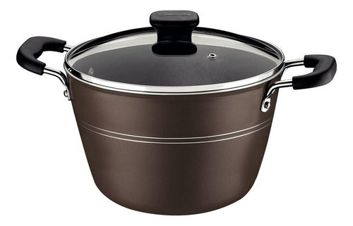 Conj Panela 5pc+caldeirao 24+fervedor1,9l Sicilia Tramontina