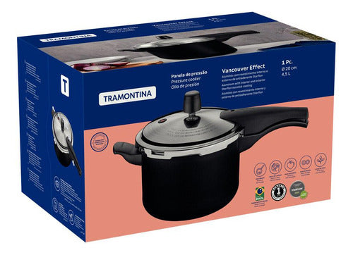 Panela Pressão Effect Alumínio Antiaderente 20cm Tramontina