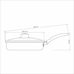 Frigideira Antiaderente Com Tampa Tramontina