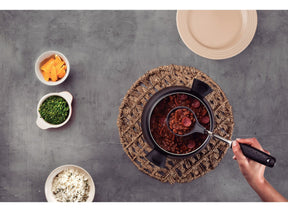 Jogo de Utensílios Tramontina Utilità com Lâminas em Aço Inox e Cabos em Polipropileno Preto 10 Peças