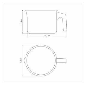 Fervedor Tramontina Turim em Alumínio com Revestimento Interno e Externo em Antiaderente Starflon Max Vermelho 14 cm 1,7 L