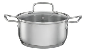 Jogo De Panelas Inox Fundo Triplo Jasmin 4 Peças Com Indução Brinox