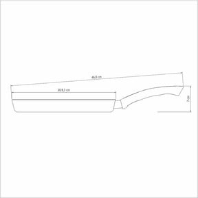 Panquequeira Antiaderente 28 Cm Paris Tramontina Cor Vermelho