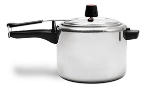 Panela De Pressão Polida 4,5 L Vapt Alumínio Brinox