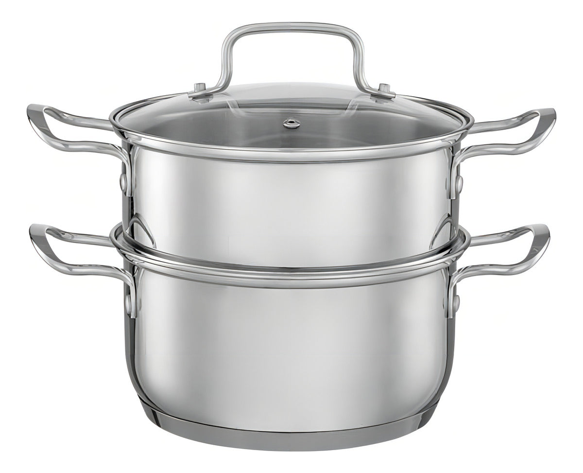 Jogo De Panelas Inox Fundo Triplo Jasmin 4 Peças Com Indução Brinox