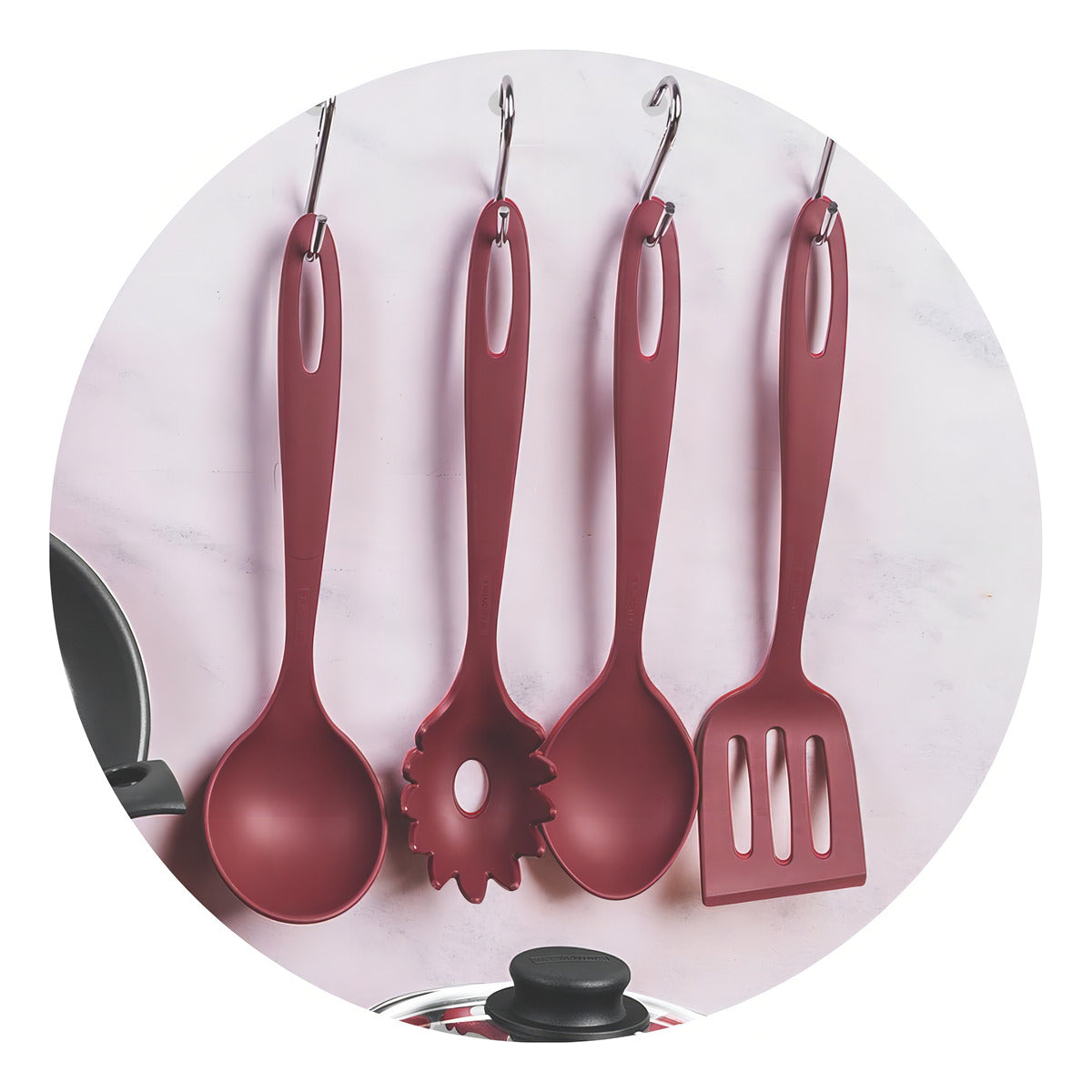 Jogo De Panelas Tramontina Antiderente 12 Pçs C/ Utensílios