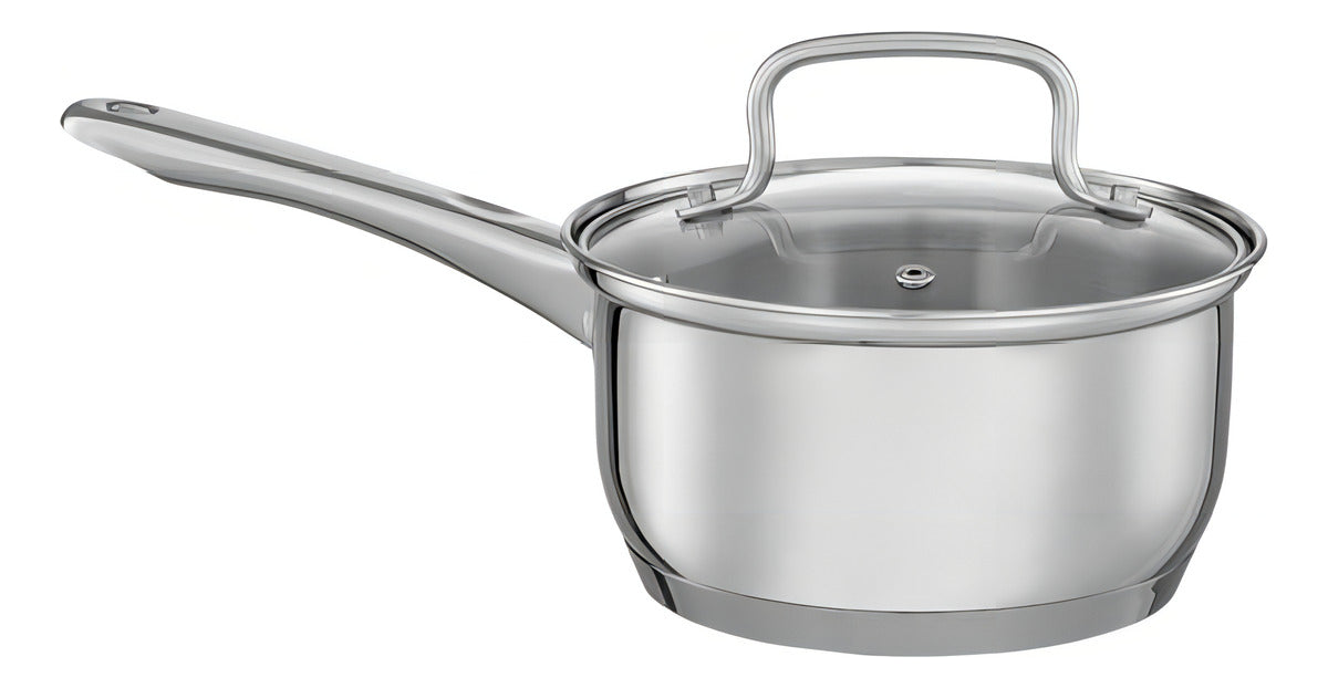 Jogo De Panelas Inox Fundo Triplo Jasmin 4 Peças Com Indução Brinox