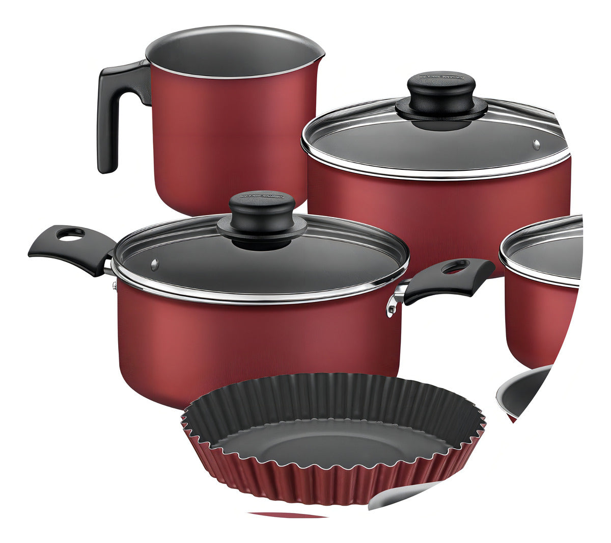 Jogo De Panelas Tramontina Antiderente 12 Pçs C/ Utensílios