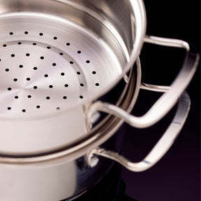 Jogo De Panelas Inox Fundo Triplo Jasmin 4 Peças Com Indução Brinox