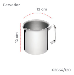 Jogo De Panelas 5 Peças Inox Fundo Triplo Allegra Tramontina Prateado
