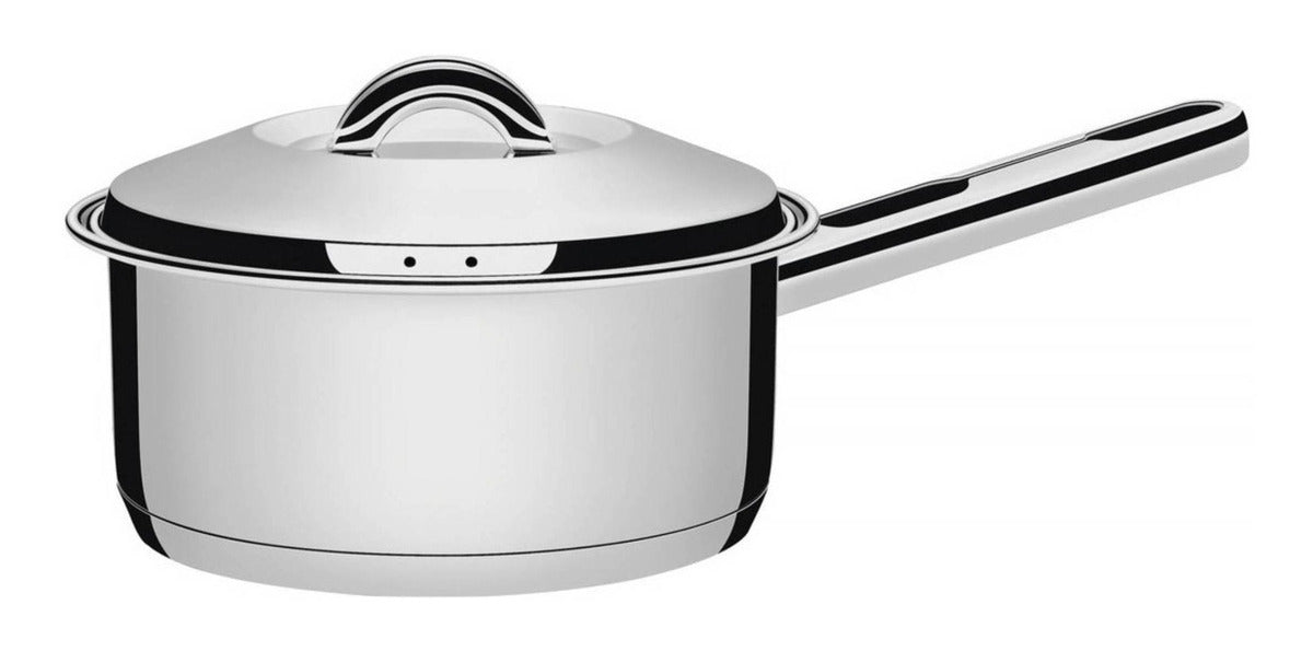 Panela Solar em Aço Inox Fundo Triplo com Tampa e Cabo 16 cm 1,4 Litros Cor Prata Tramontina