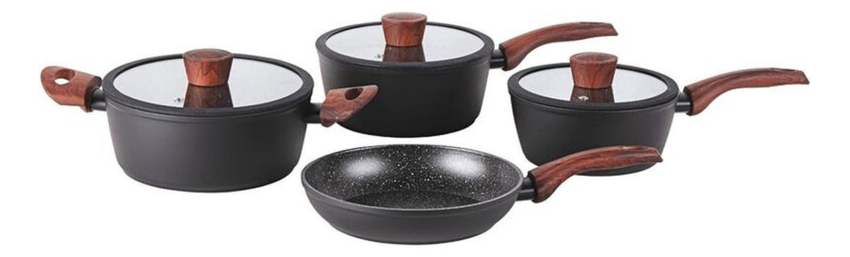 Jogo De Panelas Ceramic Life Sirius 4 Peças Indução Brinox