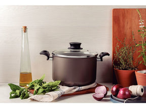 Caldeirão Paris Em Alumínio Antiaderente Starflon Max 22cm Chumbo Tramontina