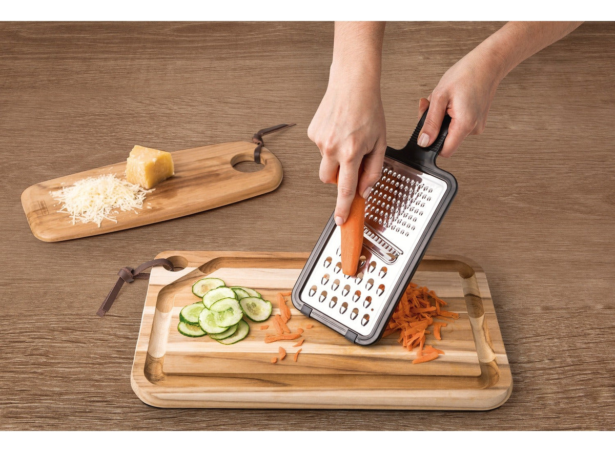 Jogo de Utensílios Tramontina Utilità com Lâminas em Aço Inox e Cabos em Polipropileno Preto 10 Peças