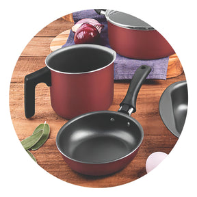 Jogo De Panelas Tramontina Antiderente 12 Pçs C/ Utensílios