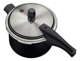 Panela De Pressão 4,5 L Vancouver Effect Preto Tramontina