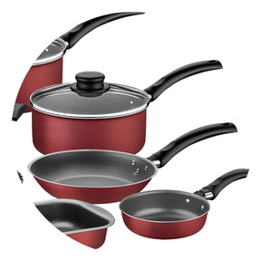 Jogo De Panelas Tramontina Antiderente 12 Pçs C/ Utensílios