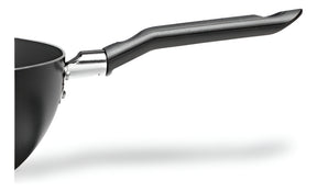 Frigideira Panela Antiaderente Wok Brinox 28cm Ebony Ñ Gruda Cor Preta