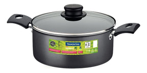 Caçarola Turim Chumbo Antiad. C/ Tampa 24cm 4,9l- Tramontina