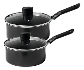 Conjunto Jogo Panela Antiaderente Brinox Preto Ebony 5 Peças