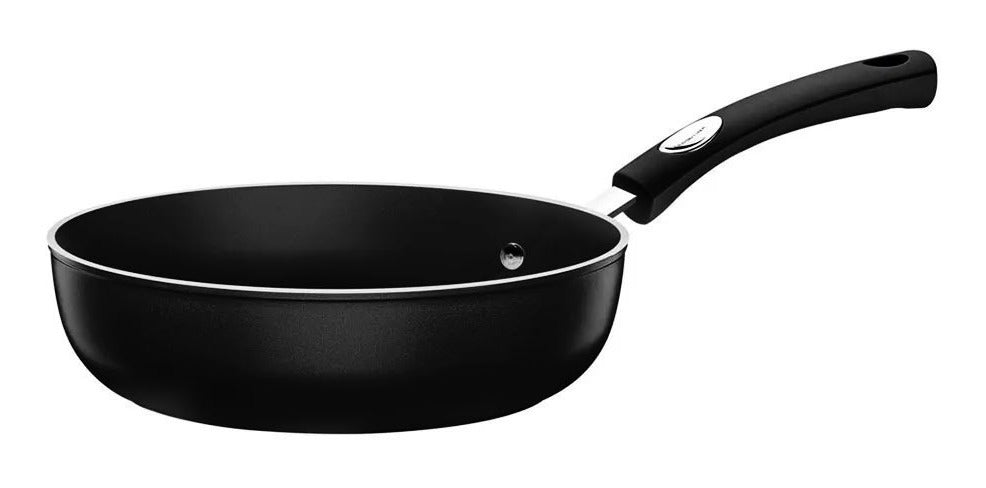 Jogo de Panelas Tramontina Mônaco em Alumínio com Revestimento Interno e Externo em Starflon Premium Preto 05 Peças