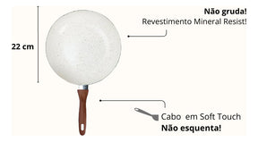 Jogo De Panelas 5 Peças Ceramic Life Vanilla Brinox