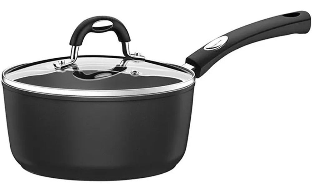 Jogo de Panelas Tramontina Mônaco em Alumínio com Revestimento Interno e Externo em Starflon Premium Preto 05 Peças