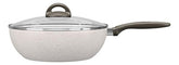 Wok Com Tampa 28 Cm Ceramic Life Suprema Vanilla Brinox