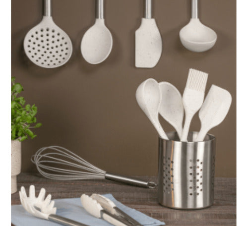 Colher De Silicone Brinox Flex 27,5 Cm Vanilla