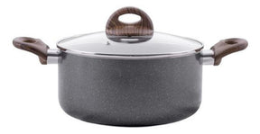 Jogo De Panelas Smart Plus 5 Pç Com Indução Granito Brinox