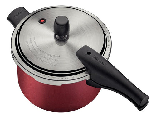 Panela De Pressão Effect 20cm 4,5l Vermelho Tramontina