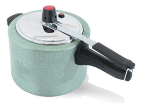 Panela De Pressão Ceramic Life Vapt 4,5l Verde Brinox