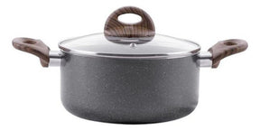 Jogo De Panelas Smart Plus 5 Pç Com Indução Granito Brinox