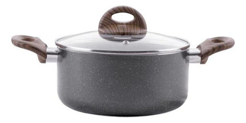 Jogo De Panelas Smart Plus 5 Pç Com Indução Granito Brinox