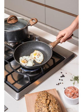 Jogo De Panelas Smart Plus 5 Pç Com Indução Granito Brinox