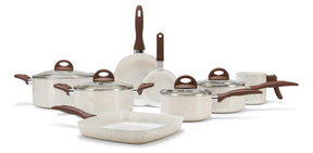 Jogo De Panelas Ceramic Life Brinox Smart Plus 8 Peças Vanil