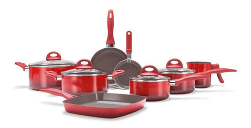 Jogo De Panelas 8 Peças - Ceramic Life Smart Plus Brinox