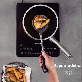 Conjunto Utensilios Cozinha Jogo Preto Tramontina 6 Pecas