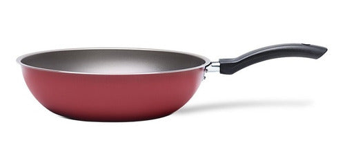 Panela Wok Frigideira Antiaderente Yakisoba Cinza 3l Brinox