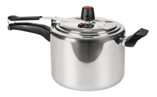 Panela De Pressão Alumínio Polido 4,5 Litros Vapt Brinox